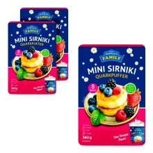 Quarkpfannkuchen - Syrniki, gebraten, Dovgan, 3 х 360 g