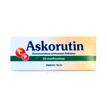 Ascorutin, Kyjiwer Vitaminfabrik, 50 Tabletten