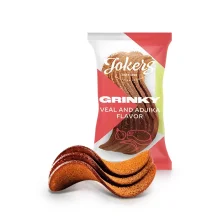 Roggen-Weizen-Wellencroutons - Grinky, mit Kalbfleisch- und Adschikageschmack, scharf, 75 g