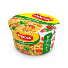 Лапша быстрого приготовления, со вкусом курицы, Рива, 75 г