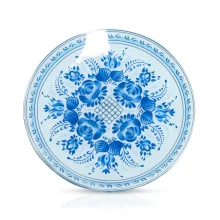 Teller flach - Bläue, Glas, Ø 20 cm