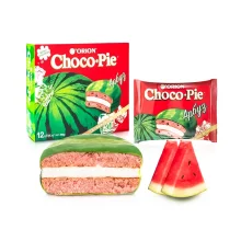Бисквит - Choco Pie, с арбузной начинкой, Orion, 12 х 30 г