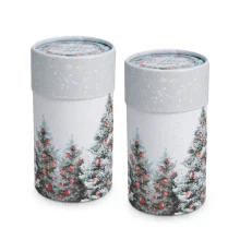  Geschenkbox-Röhre - Neujahrswunder, Karton, 8 x 14,5 cm, 2 St.