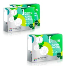   Kalium Iodum 200 mcg, Vitamir, 3 х 100 Tabletten 