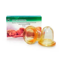 Schröpfgläser für Massage, pneumatisch, 8 Stk.