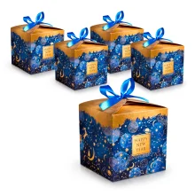 Geschenkbox - Weihnachtszauber, 12 × 12 cm, 5  St.
