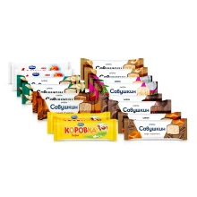 Quarkriegel-Set in Glasur - Savuschkin, 16 x 40 g