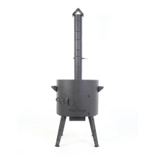 Feuerofen - KazanoFF mit abnehmbarem Ofenrohr, für Kasan 12 Liter, Ø 40 cm