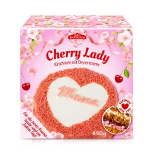 Torte - Cherry Lady,  mit Kirschfüllung, Dovgan, 650 g Torte - Cherry Lady,  mit Kirschfüllung, Dovgan, 650 g