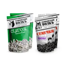 Набор семечек, солёные, Тамбовский Волкъ, 4 х 200 г