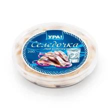 Heringsfilet- Pod Wodotschku, in Öl, Ura, 200 g