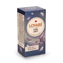 Schwarzer Tee - Earl Grey mit Bergamotte, Lovare, 24 x 2