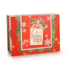 Geschenkbox - Frohes Fest!, 7 х 13 х 17 cm