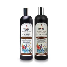 Haar-Set - Sibirisch №4, Shampoo+Balsam, Shampoo+Balsam, Rezepte der Oma Agafja Haar-Set - Sibirisch №4, Shampoo+Balsam, Shampoo+Balsam, Rezepte der Oma Agafja