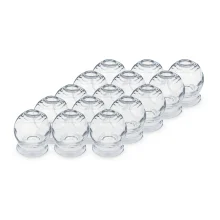 15 Schröpfgläser, H - 10 сm, D-7 сm