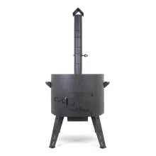 Feuerofen - KazanoFF mit abnehmbarem Ofenrohr, für Kasan 22 Liter,  Ø 49 cm