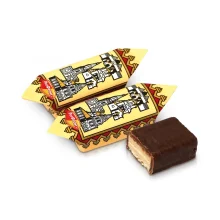 Waffelkonfekt - Samoskworetschje, in kakaohaltiger Fettglasur, 300 g    