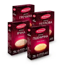 Grützen-Set in Kochbeuteln, Schmenka, 4 x 300 g