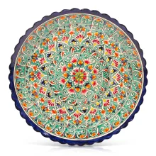 Lagan - KaraKalam KR7, Rischtan Keramik, Ø 42 cm