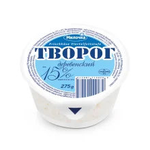 Творог - Деревенский, 15 % жирности, 275 г