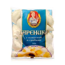 Wareniki, Teigtaschen, mit Kraut-und Pilzfüllung,  Sytaja Tescha, 500 g