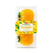 Мармелад желейный со вкусом банана, Leis, 180 г