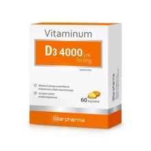 Витамин D3, Strong 4000, 60 капсул
