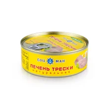 Dorschleber, in eigenem Saft und Öl, Bozman, 230 g