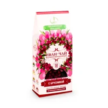 Иван-чай ферментированный, с брусникой, 50 г