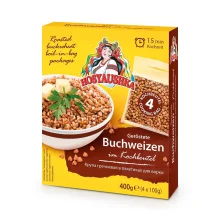 Buchweizen geröstet im Kochbeutel, Hosyauschka, 4 x 100 g
