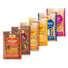 Дегустационный набор закусок к пиву - Ikroff, 6 х 36 г