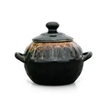 Keramiktöpfe-Set - Korb, 600 ml, 6-tlg.