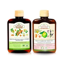 Massageöl-Set - Anti-Cellulite, Grüne Apotheke