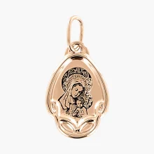 Ikone - Anhänger, Rotgold 585°, 27 mm