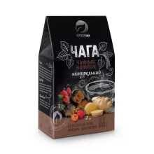 Фиточай - Чага с имбирем и шиповником, 80 г