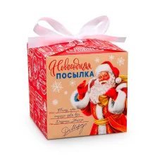 Geschenkbox - Neujahrspaket, Karton, 12 x 12 x 12 cm