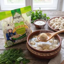 Пельмени - Казахстанские, с начинкой мяса баранины, Berger, 400 г