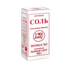 Steinsalz, extra grobes, Moja Semja, 1 kg