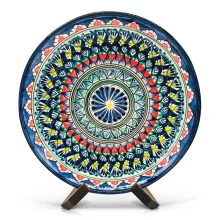 Teller tief - Risсhtan Keramik M, handbemalt, Ø 28 cm