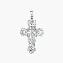 Крест, серебро 925°, 53 мм