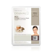 Tuch-Gesichtsmaske, mit Kollagen und Reisextrakt, Dermal, 23 g