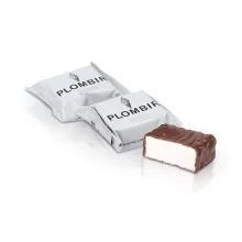 Schaumzuckerkonfekt - Plombir, in kakaohaltiger Fettglasur, 300 g