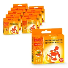  Горчичники, 10 шт. х 10 упак. 