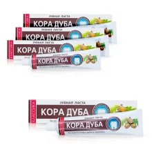 Зубная паста - Кора дуба, Классика, 150 г х 4 шт.
