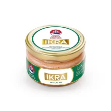 Brotaufstrich mit Capelin- und Herringsrogen, und geräucherten Lachsstücken, Santa Bremor, 160 g