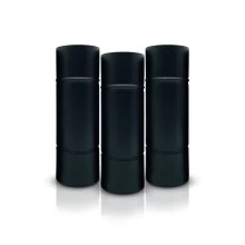 Schornsteinverlängerung für Feueroffen KazanoFF, Ø 9 cm, 3 Rohre je 25 cm