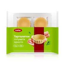 Тарталетки песочные, со вкусом бекона, GolPek, 100 г