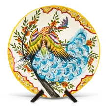 Lagan - Feuervogel X5, Rischtan-Keramik, Ø 42 cm