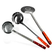 Набор - Узбекская поварёшка 1 шт., шумовка 2 шт.