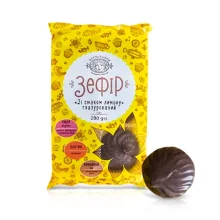 Зефир со вкусом лимона, глазированный, Богуславна, 200 г